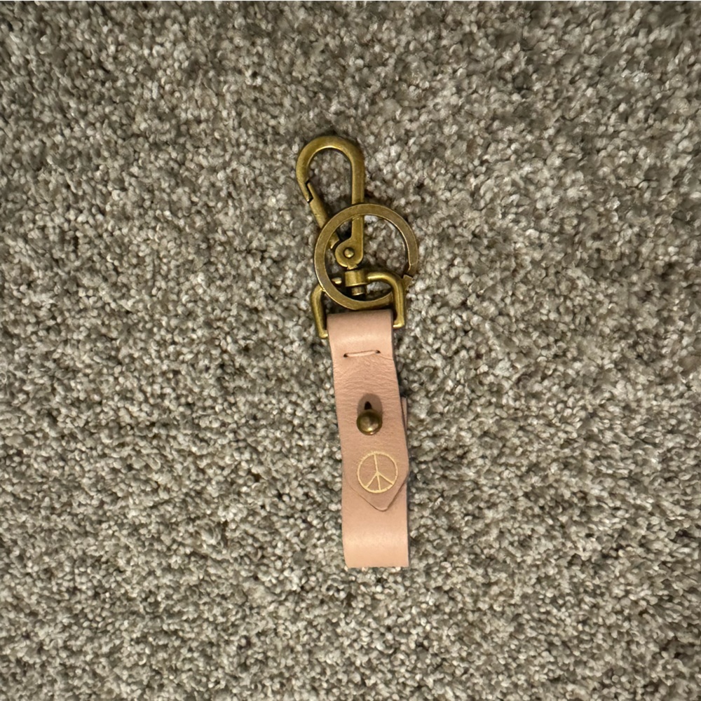 Madewell leather key fob